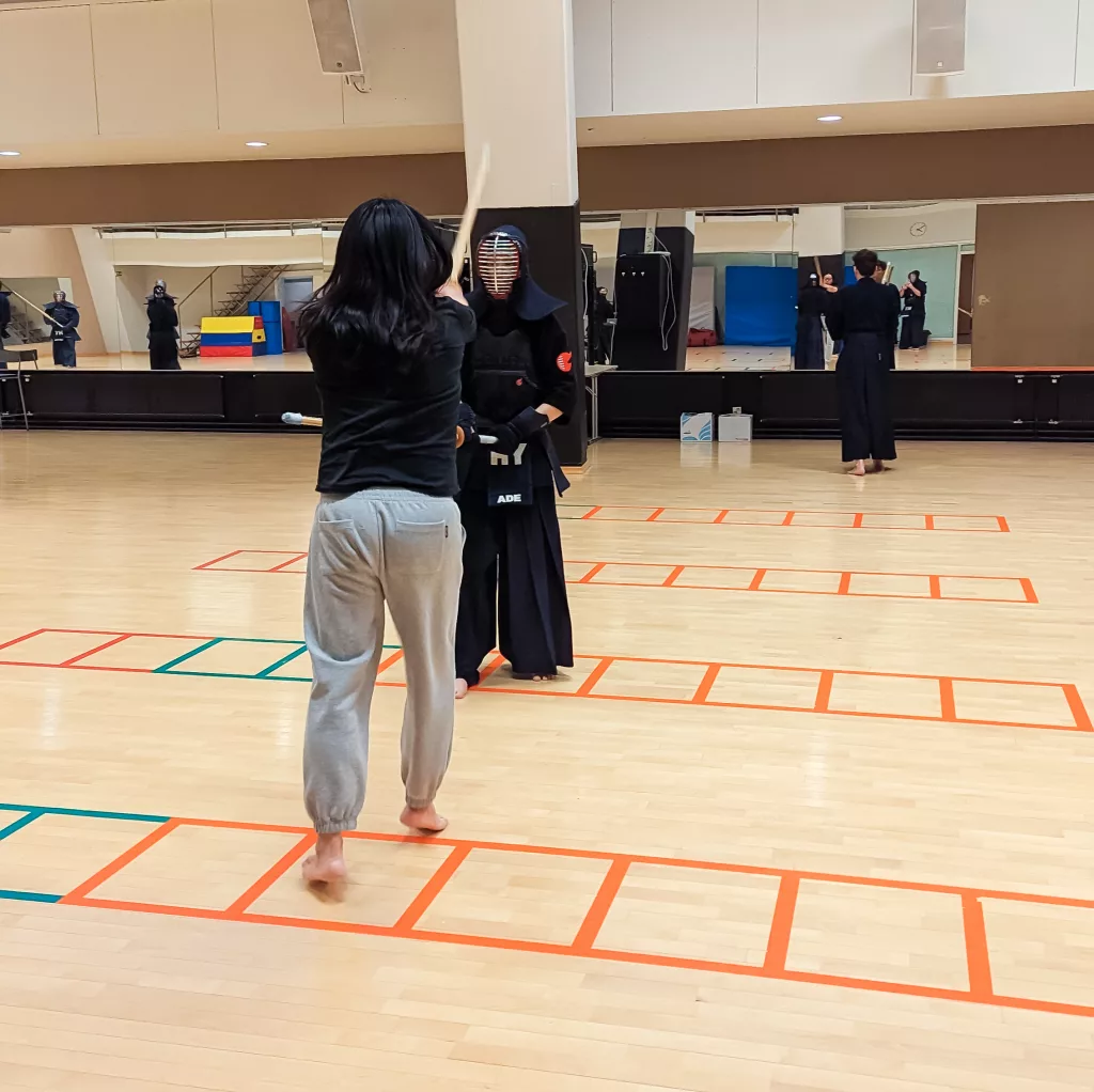 beginner training kendo in Helsinki club